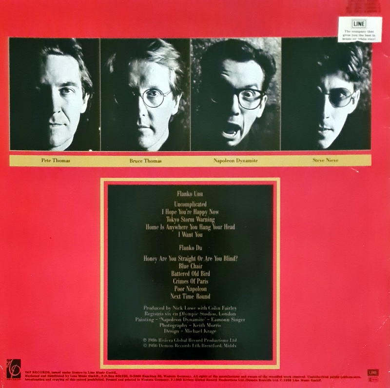 Elvis Costello & The Attractions - Blood & Chocolate - Image 2