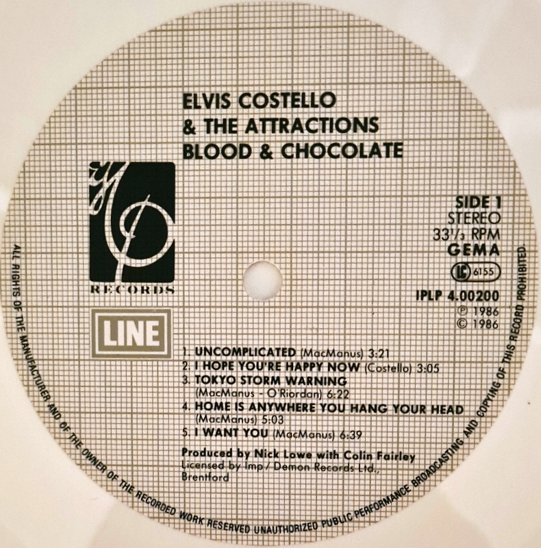 Elvis Costello & The Attractions - Blood & Chocolate - Image 3