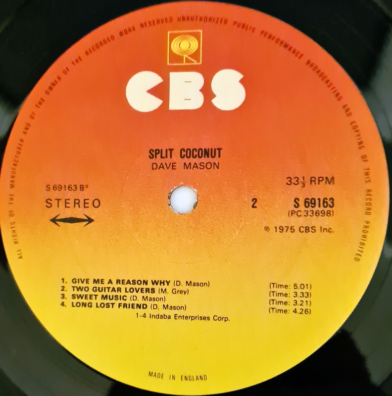 Dave Mason - Split Coconut - Image 4