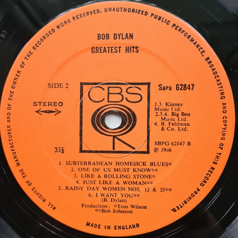 Bob Dylan - Greatest Hits - Image 4
