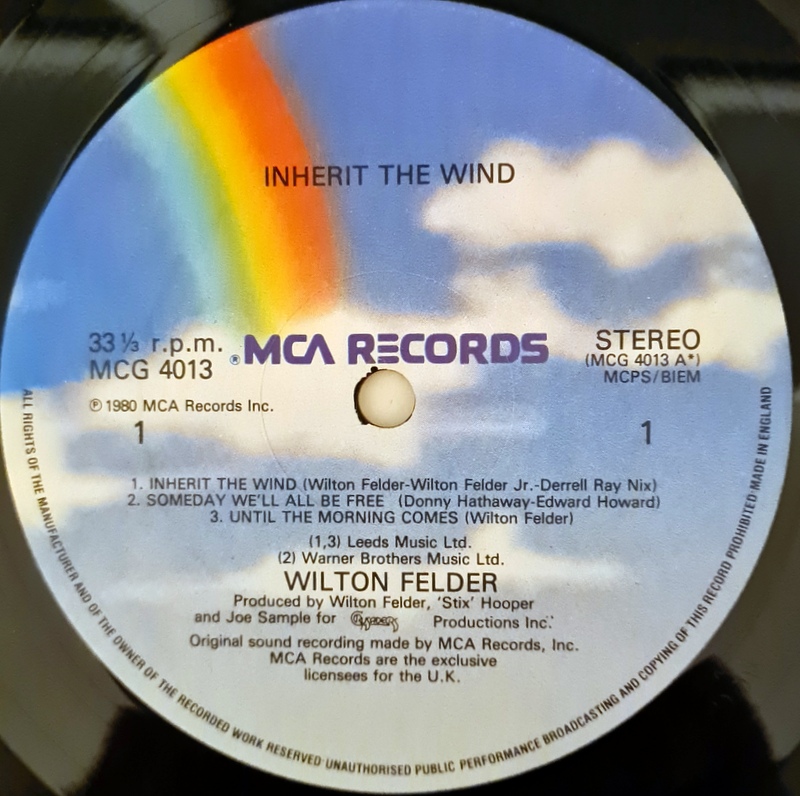 Wilton Felder - Inherit The Wind - Image 3