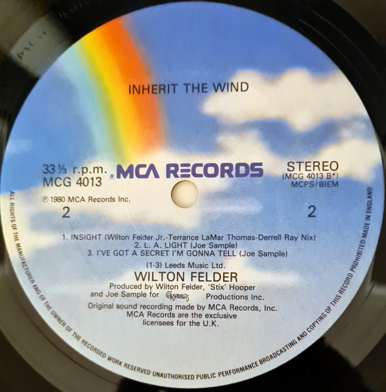Wilton Felder - Inherit The Wind - Image 4