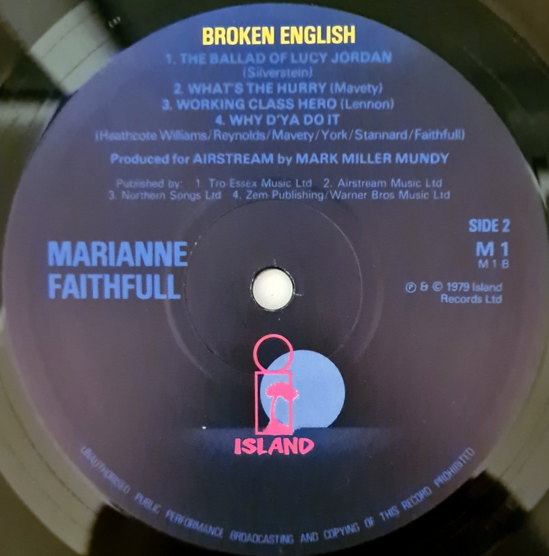Marianne Faithfull - Broken English - Image 4
