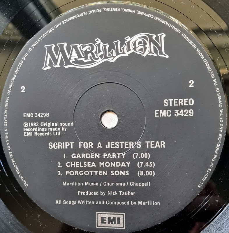 Marillion - Script For A Jesters Tear - Image 5