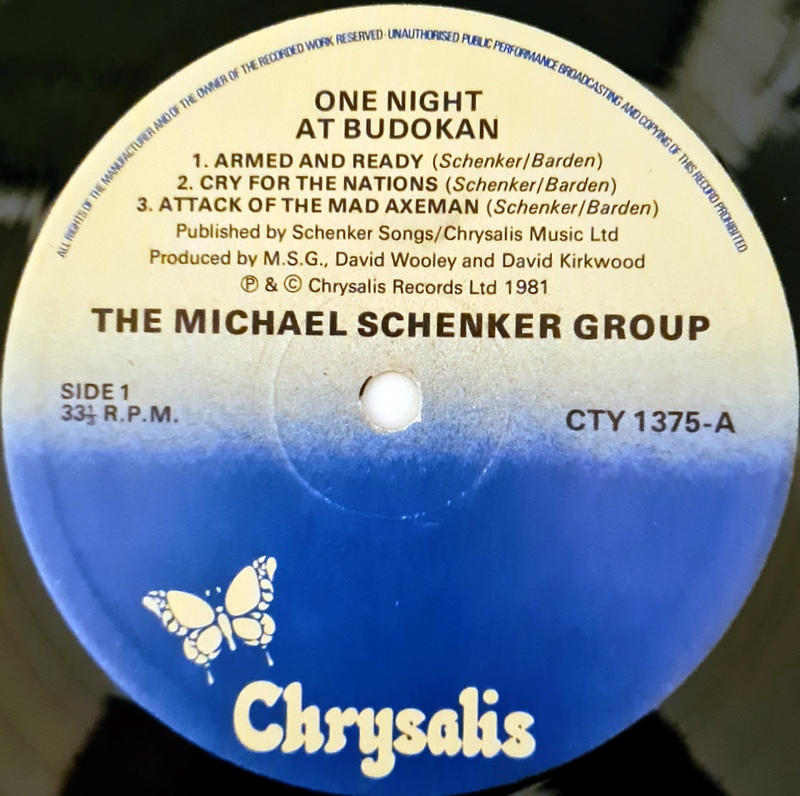 Michael Schenker Group - One Night At Budokan - Image 4