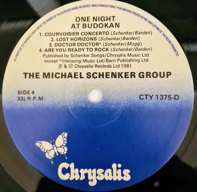 Michael Schenker Group - One Night At Budokan - Image 7